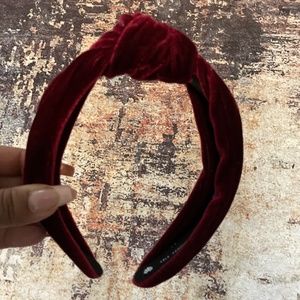 LELE SADOUGHI burgendy red headband